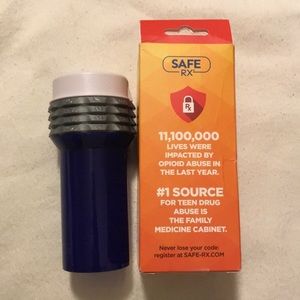 2/$10 Safe RX Locking Pill Bottle